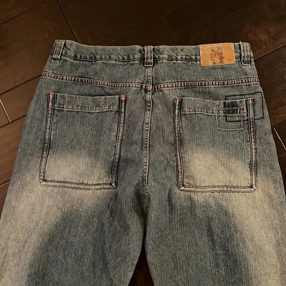 OZOC patchwork baggy jeans 40/33 vintage